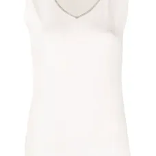 Декорированный топ без рукавов Декорированный топ без рукавов