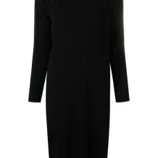 Платье с круглым вырезом