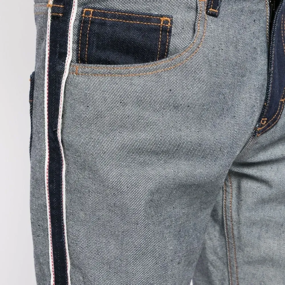 Брюки с контрастными вставками