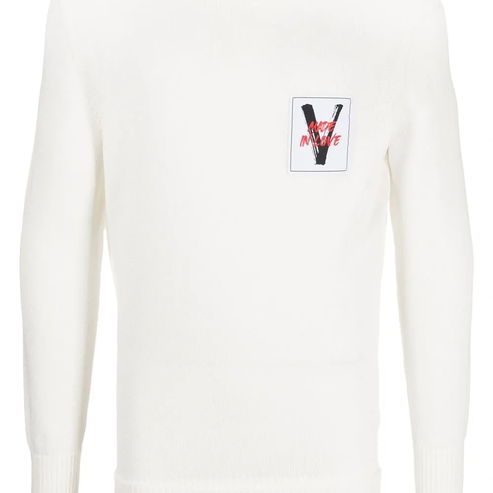 Джемпер с нашивкой-логотипом