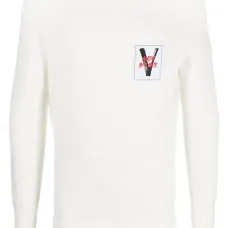 Джемпер с нашивкой-логотипом