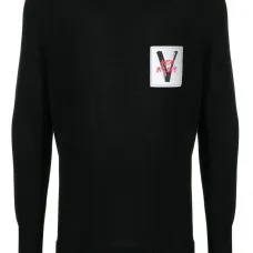 Джемпер с нашивкой-логотипом