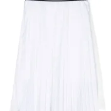 Плиссированная юбка с логотипом