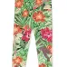 Зауженные легинсы с цветочным принтом