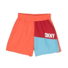 Плавки-шорты в стиле колор-блок с логотипом