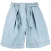 Belted denim shorts Belted denim shorts