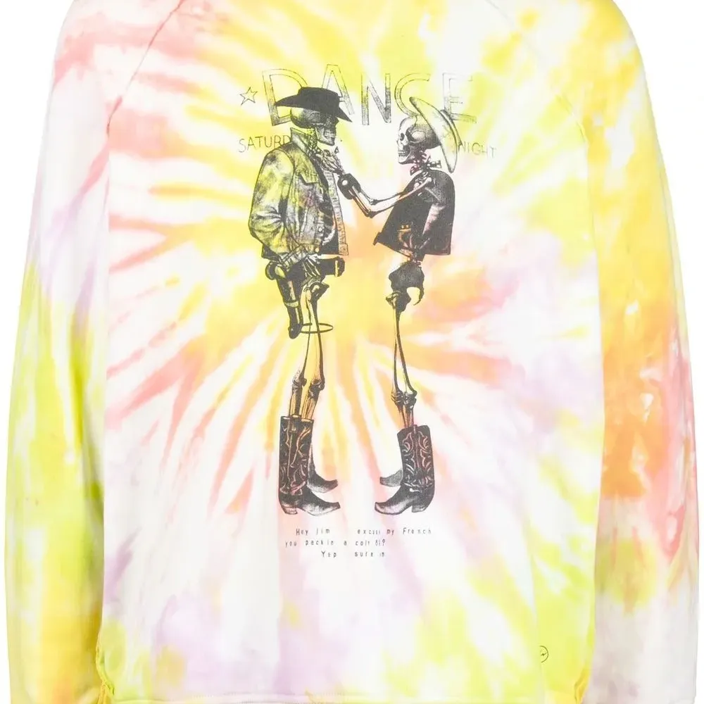 Толстовка с принтом тай-дай из коллаборации с Hiroshi Fujiwara