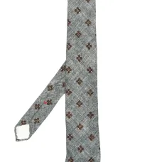 Шелковый галстук с узором