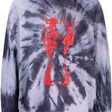 Толстовка с принтом тай-дай из коллаборации с Hiroshi Fujiwara