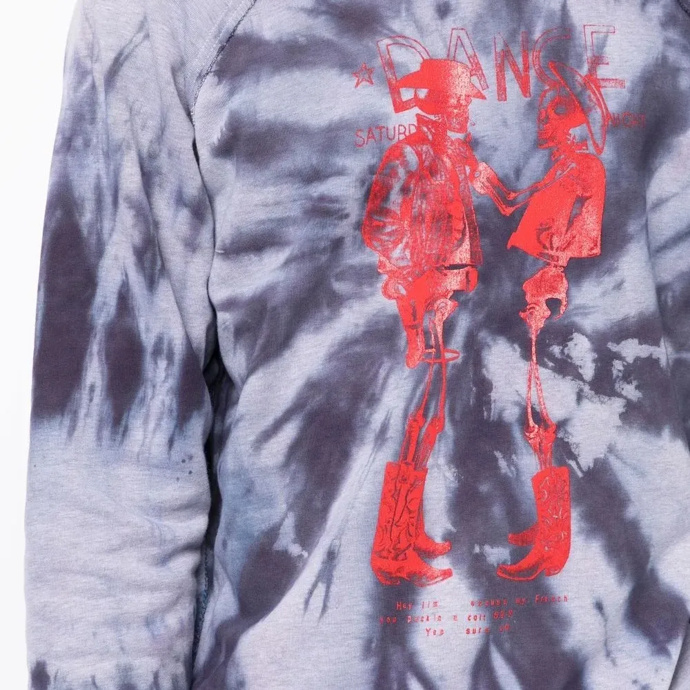 Толстовка с принтом тай-дай из коллаборации с Hiroshi Fujiwara