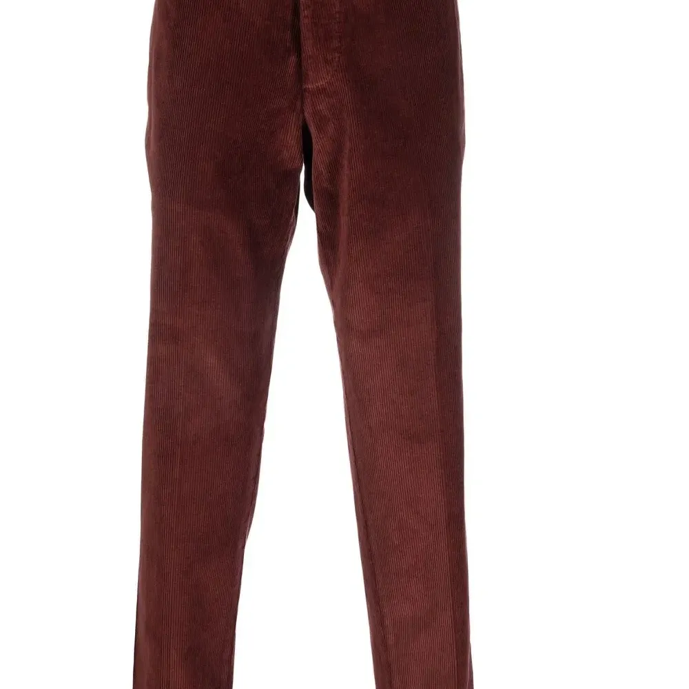 Вельветовые брюки прямого кроя