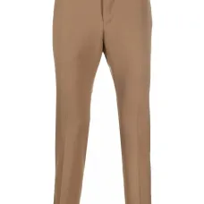 Зауженные брюки из эластичной шерсти