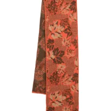 Шарф вязки интарсия с узором