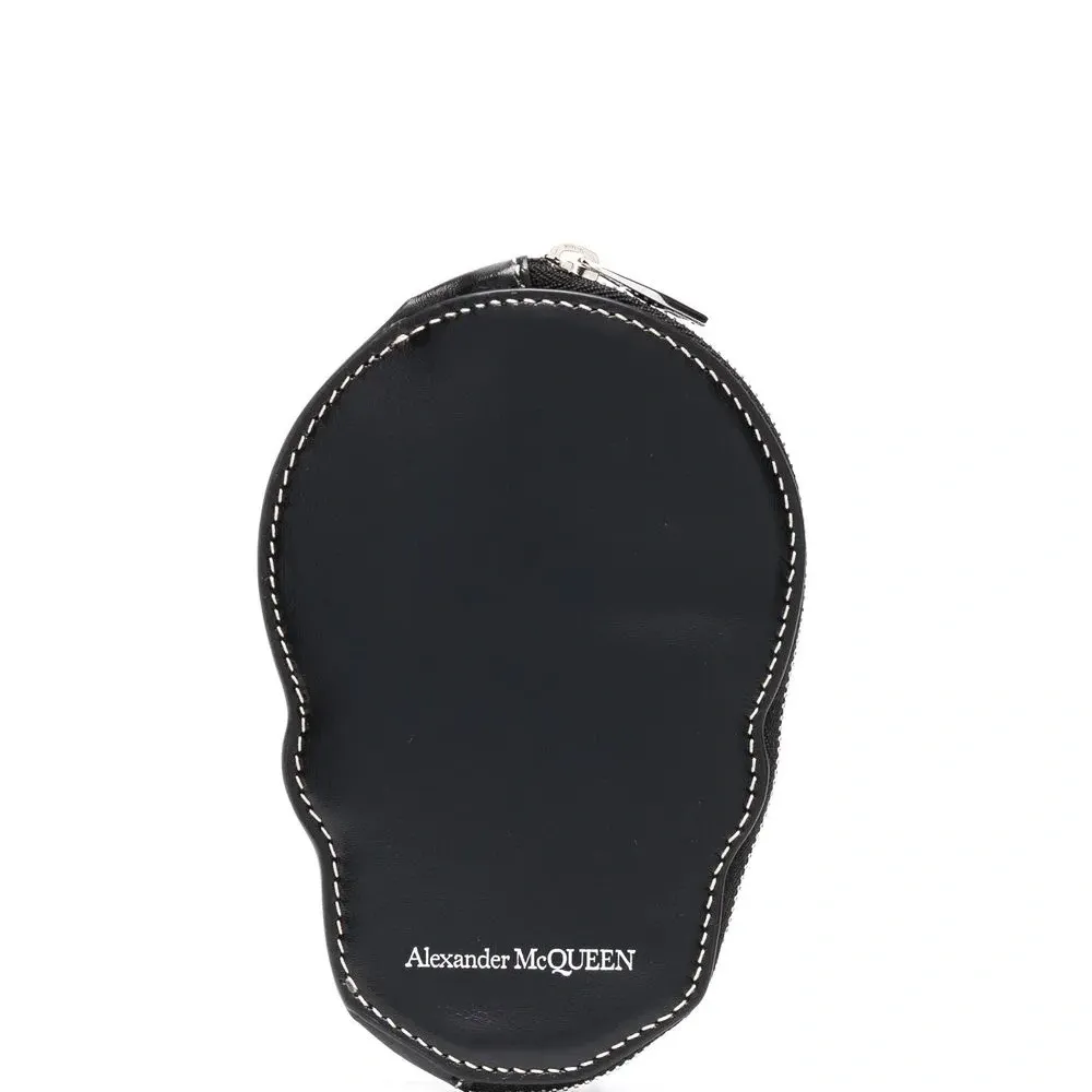 Маленький кошелек Skull с круговой молнией Маленький кошелек Skull с круговой молнией