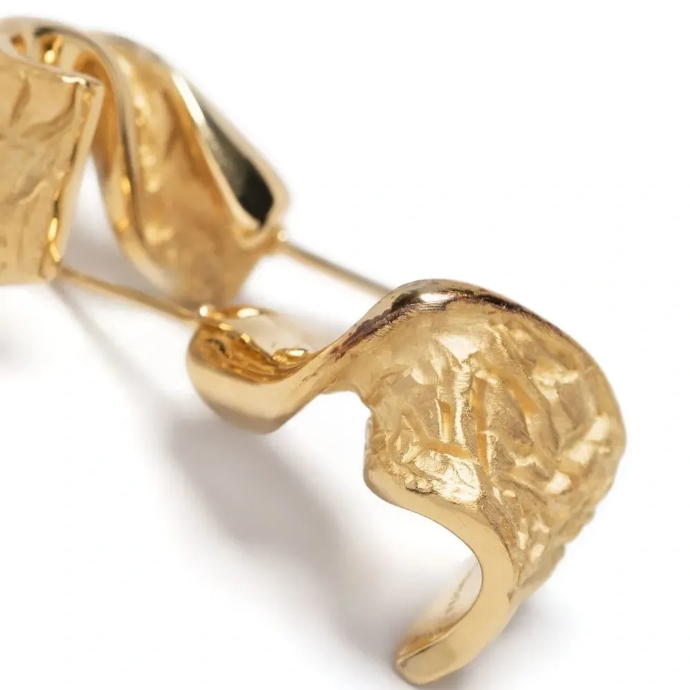 Витые серьги-гвоздики Whirl