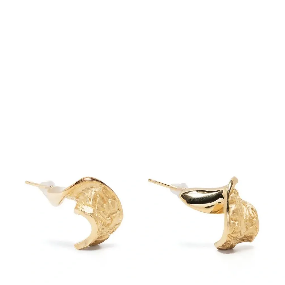 Витые серьги-гвоздики Whirl