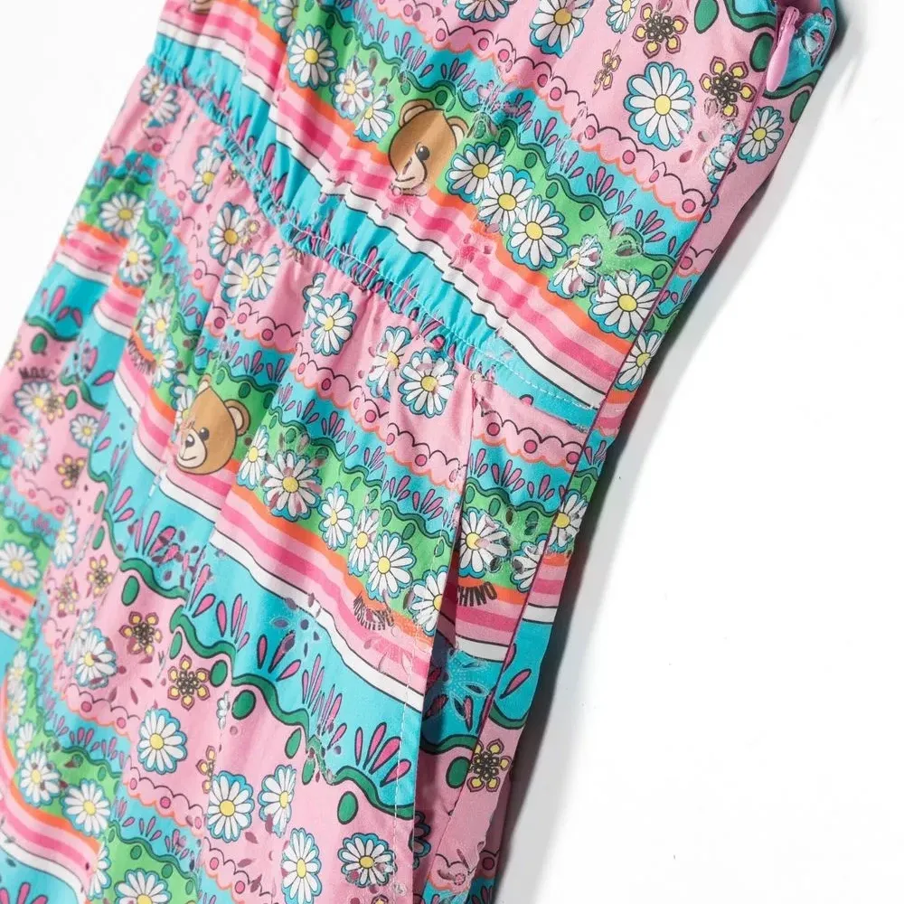 Комбинезон без рукавов с графичным принтом