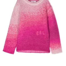 Джемпер с эффектом омбре