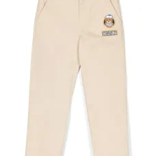 Прямые брюки чинос с нашивкой-логотипом