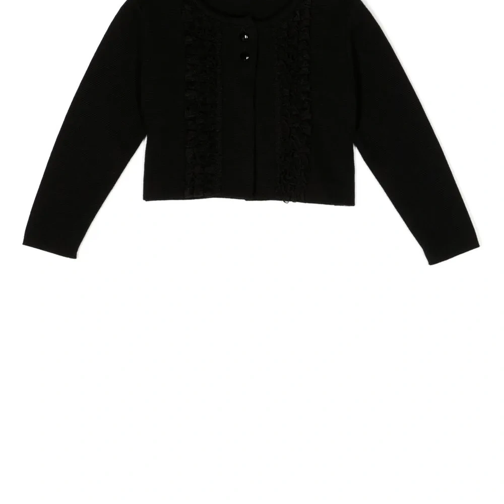 Кардиган с тюлем