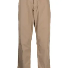 Зауженные брюки чинос с нашивкой-логотипом