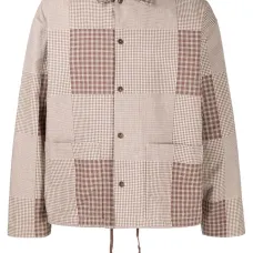 Клетчатая рубашка PJ с длинными рукавами