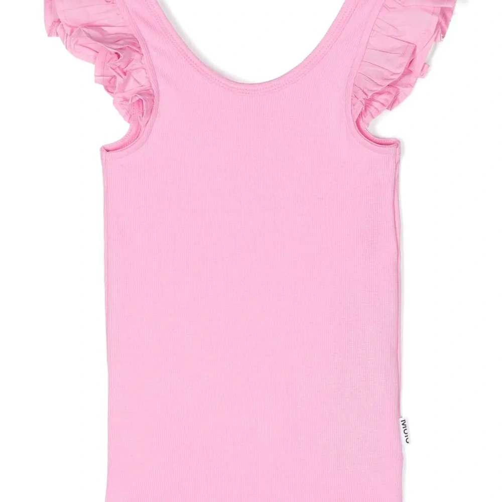 Топ без рукавов с оборками