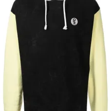 Худи в стиле колор-блок с фотопринтом