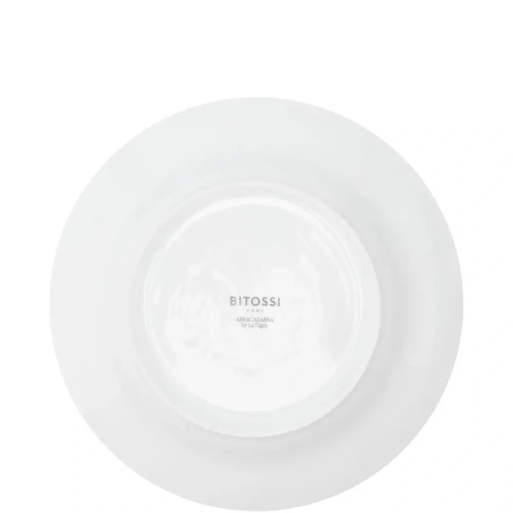 Десертная тарелка с цветочным принтом