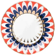 Десертная тарелка с цветочным принтом