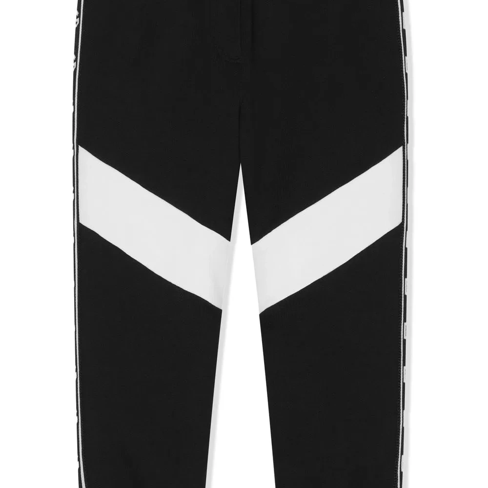 Спортивные брюки с логотипами на лампасах