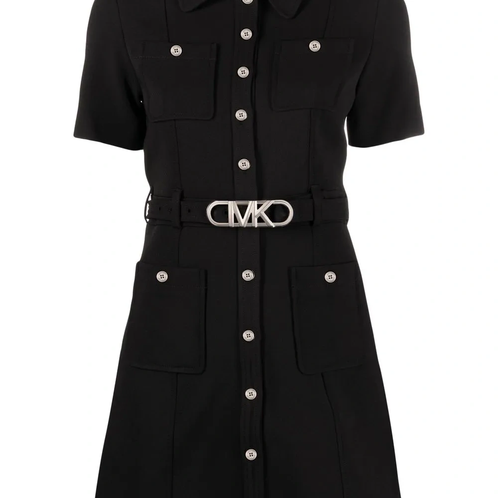 Платье-рубашка с поясом