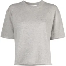 Трикотажный топ с короткими рукавами Трикотажный топ с короткими рукавами