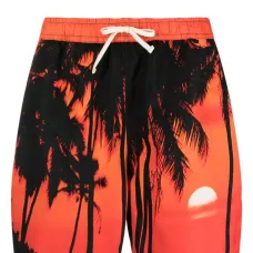 Плавки-шорты с принтом