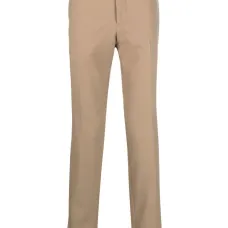 Зауженные брюки средней посадки