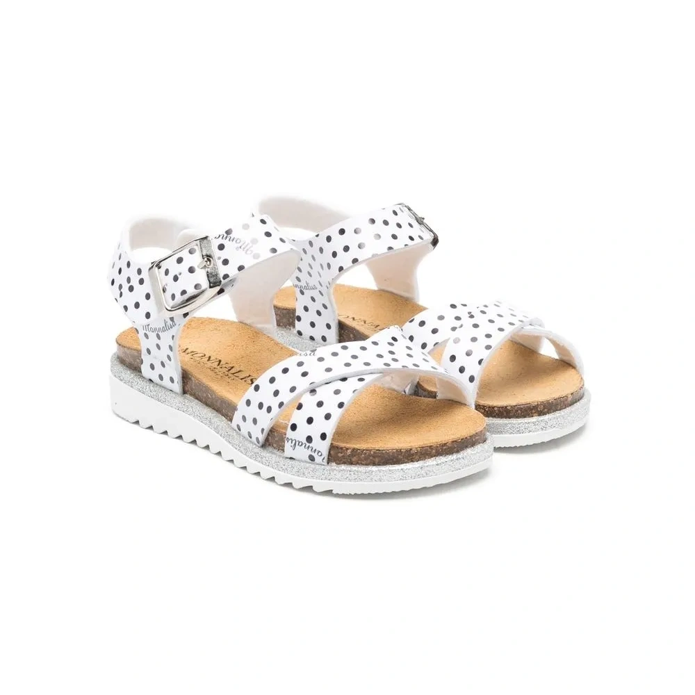 Сандалии в горох