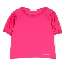 Футболка с логотипом и стразами