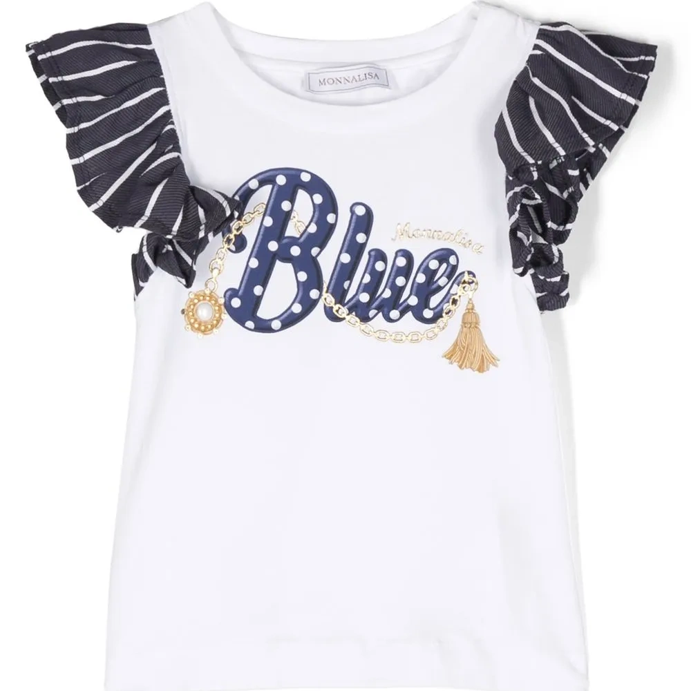 Футболка с оборками