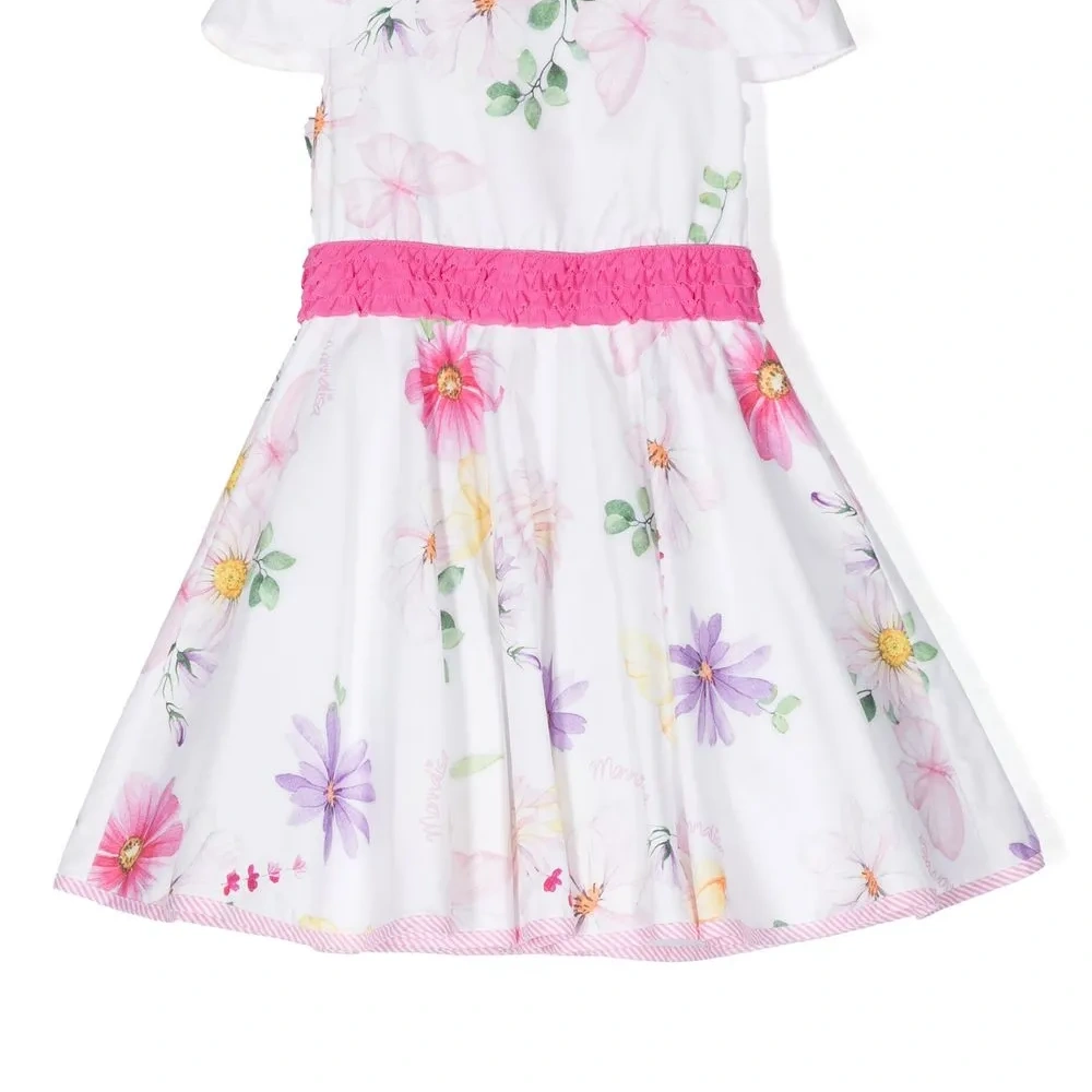 Платье с цветочным принтом