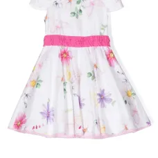 Платье с цветочным принтом