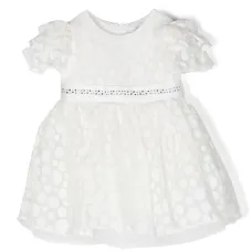 Платье в горох с короткими рукавами