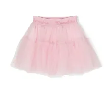 Logo-waistband tutu skirt