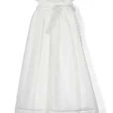 Жаккардовое платье с бантом