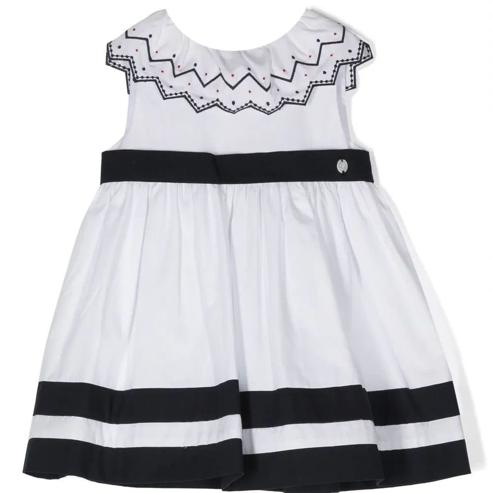 Платье с узором зигзаг