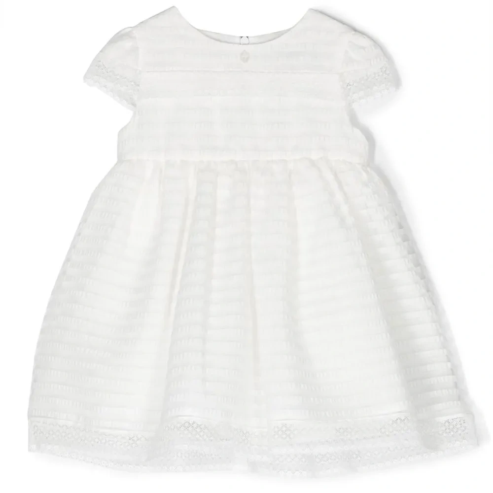 Платье с короткими рукавами и вставками