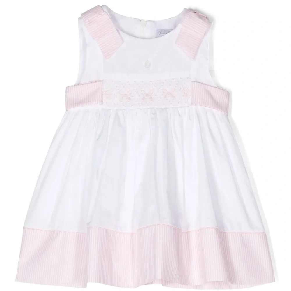 Платье с вышивкой и сборками