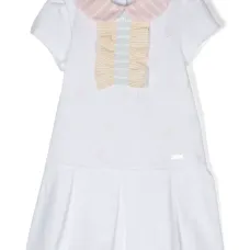 Полосатое платье из джерси