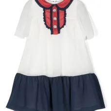 Платье в стиле колор-блок