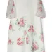Платье с цветочной аппликацией