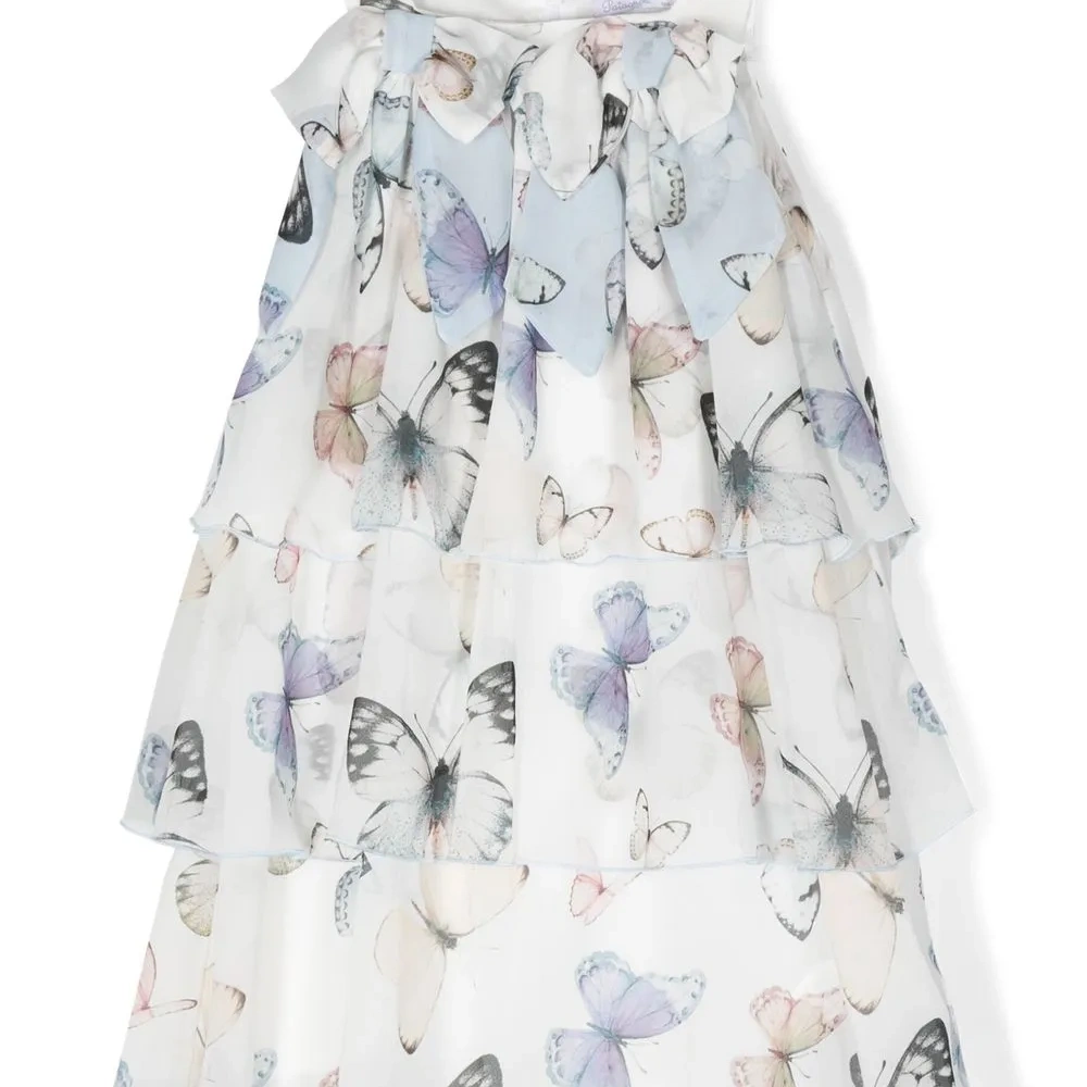 Платье А-силуэта с принтом